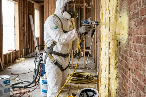 Aislamiento térmico proyectado